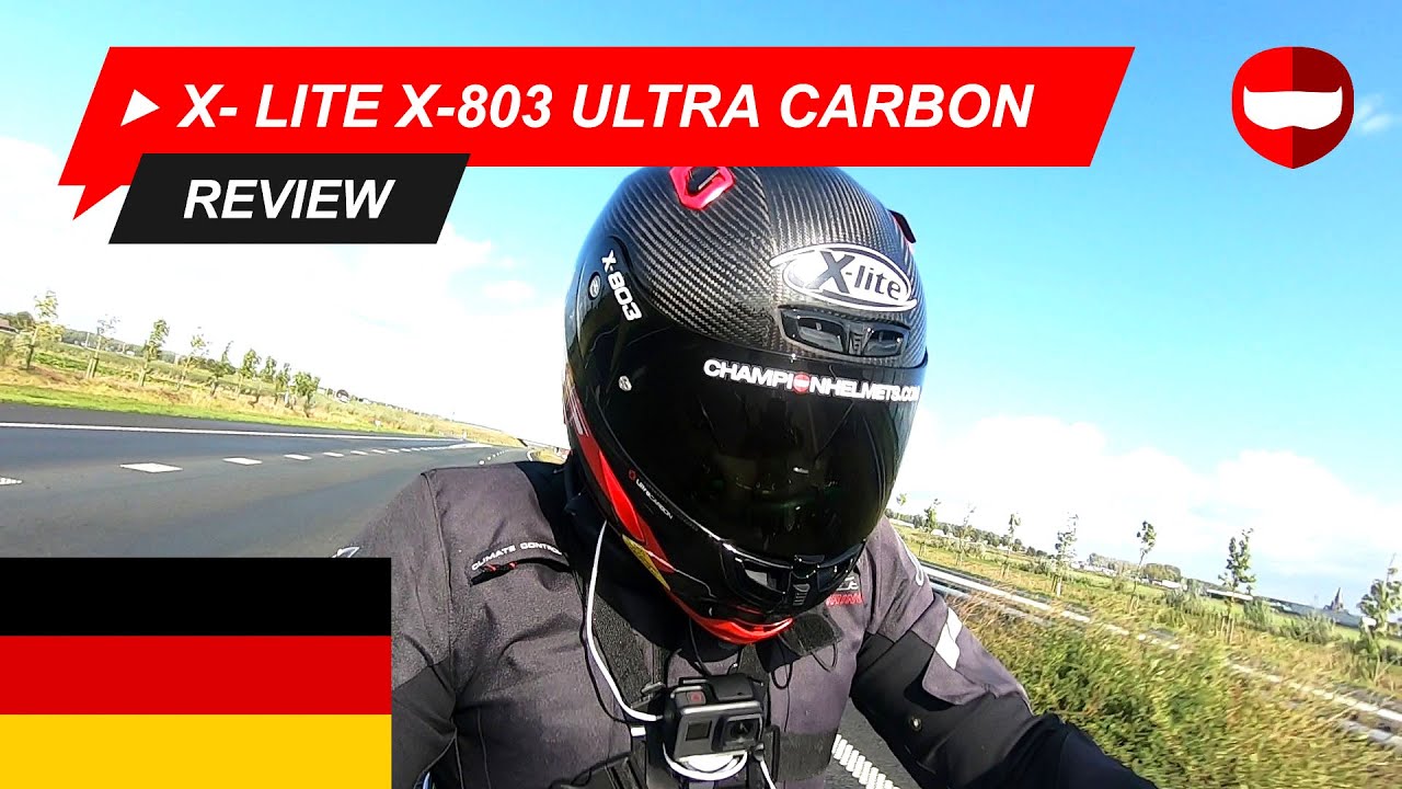 X-Lite X-803 RS Ultra Carbon Review und Straßentest - ChampionHelmets.com