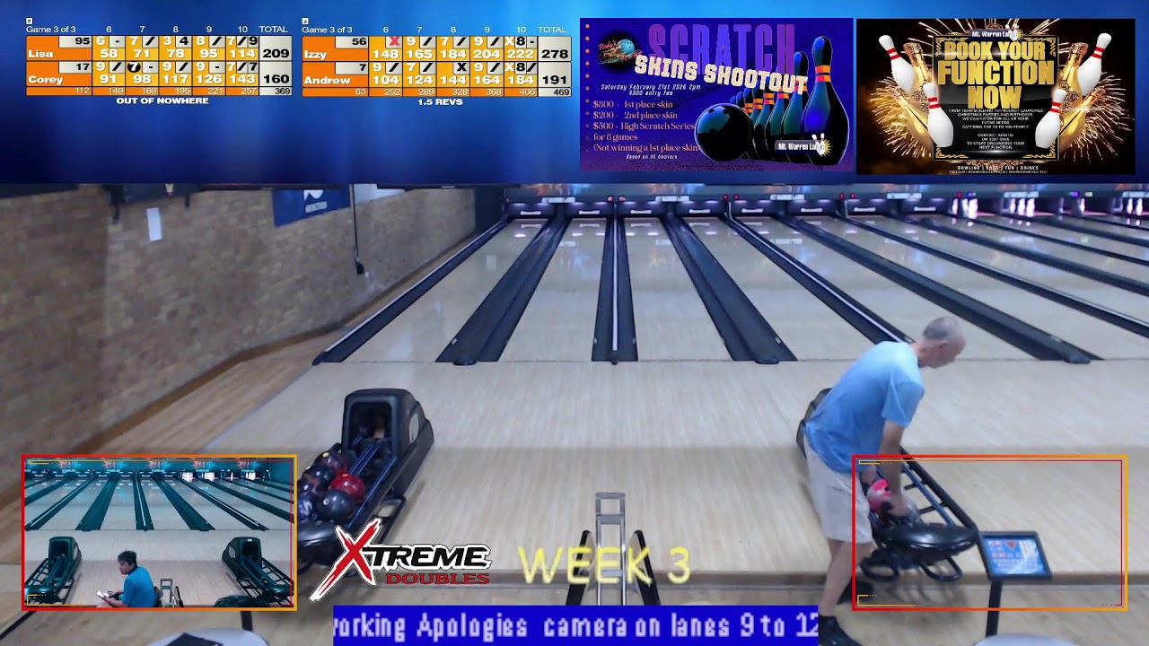 Mt Warren's Lanes Live