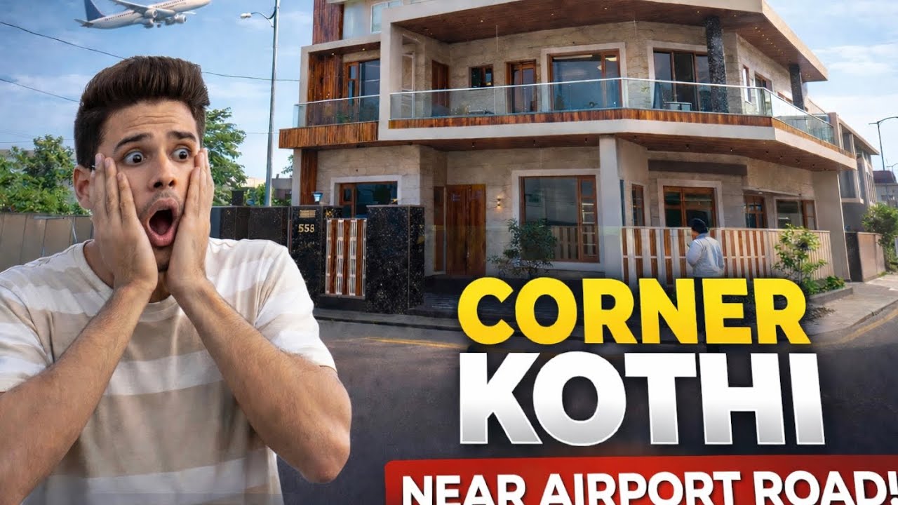 LUXURIOUS VILLA FOR SALE 100 METER AWAY FROM AIRPORT ROAD MOHALI 