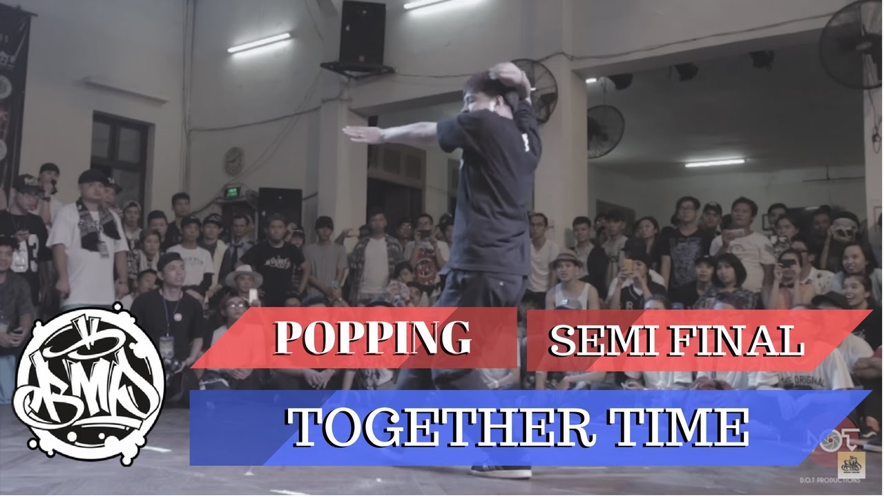 TOGETHER TIME 2016 -  Semi Final Popping 1on1 - MT Pop vs Hozin