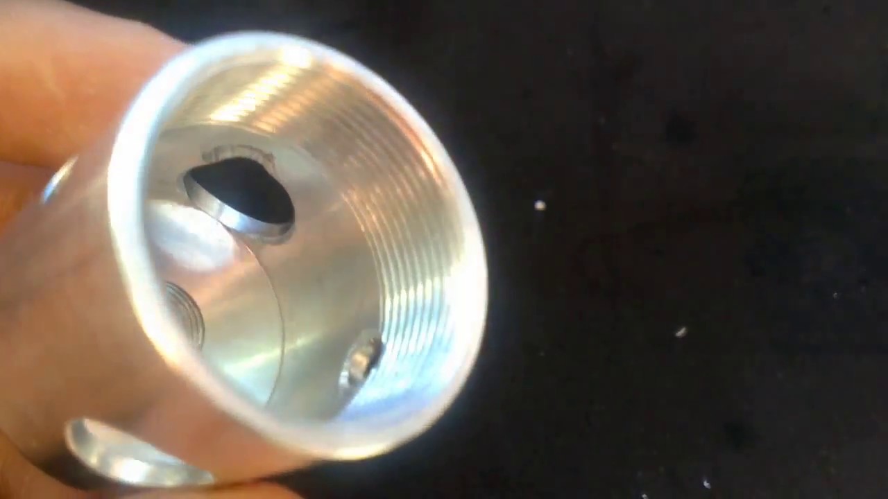 Cross hole deburring using lollipop cutter