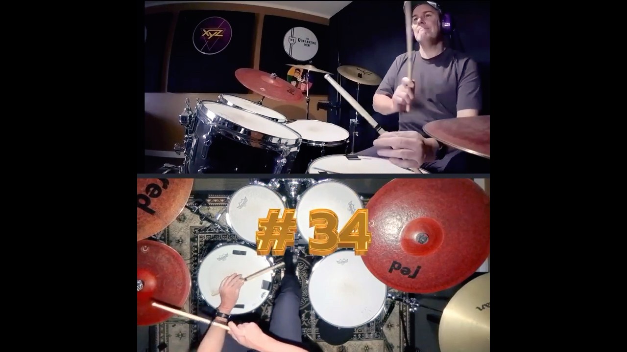 2025 - Groove a week. File #34      #yamahaead10 #goprohero #zoomq2n4k #redcymbals  #grooveoftheday