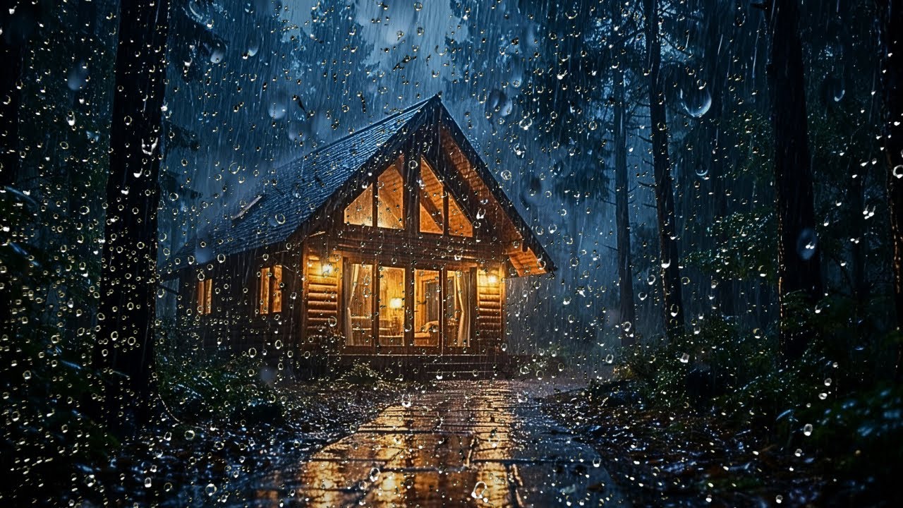 Heavy Rain ASMR 🌧️ Deep Sleep, Stress Relief & Insomnia Therapy
