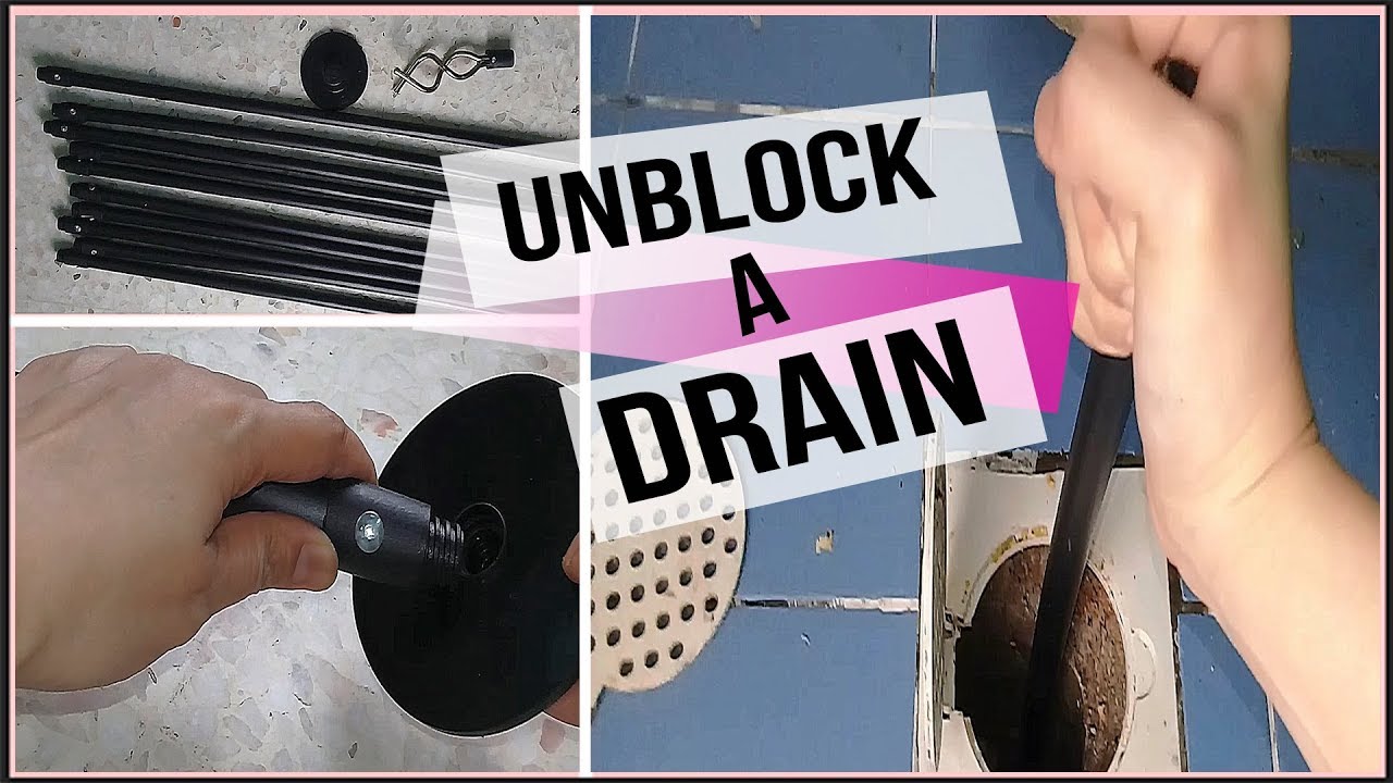 FLEXIBLE PLUNGER UNBLOCK A DRAIN  | Saluran Air Tersumbat