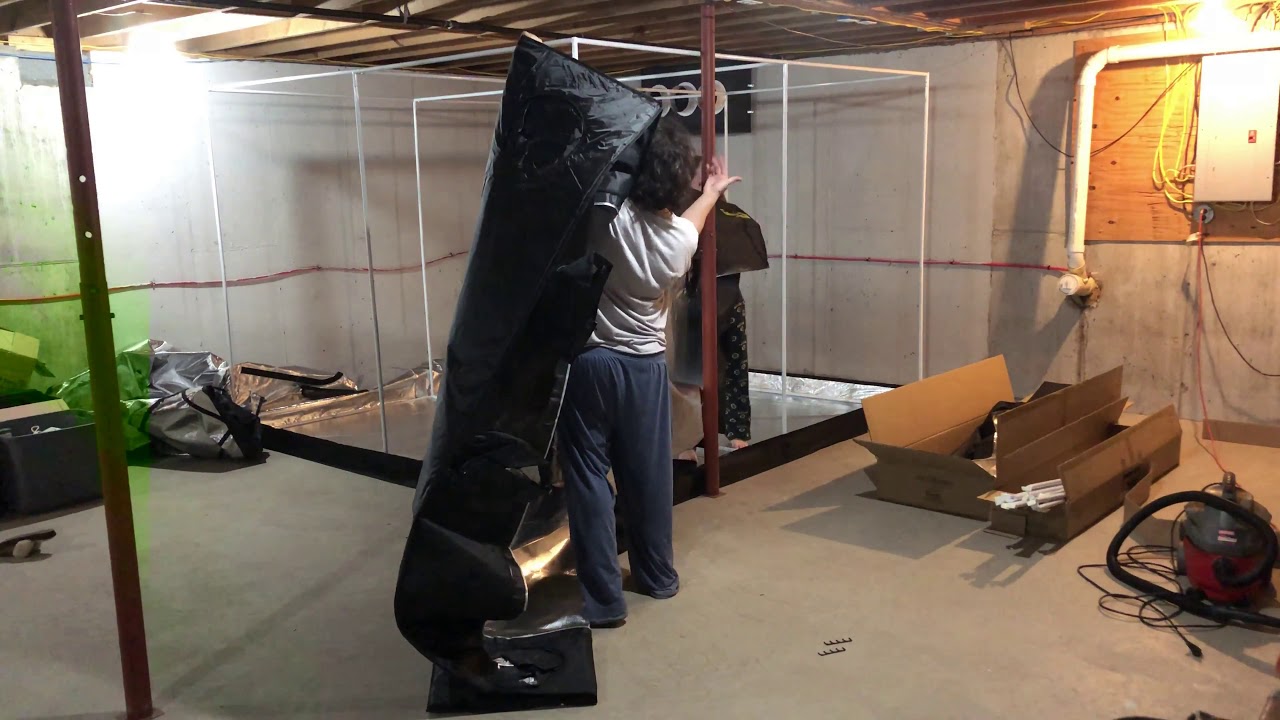 Gorilla Grow Tent 10x10 Set Up Video 2 Time Lapse