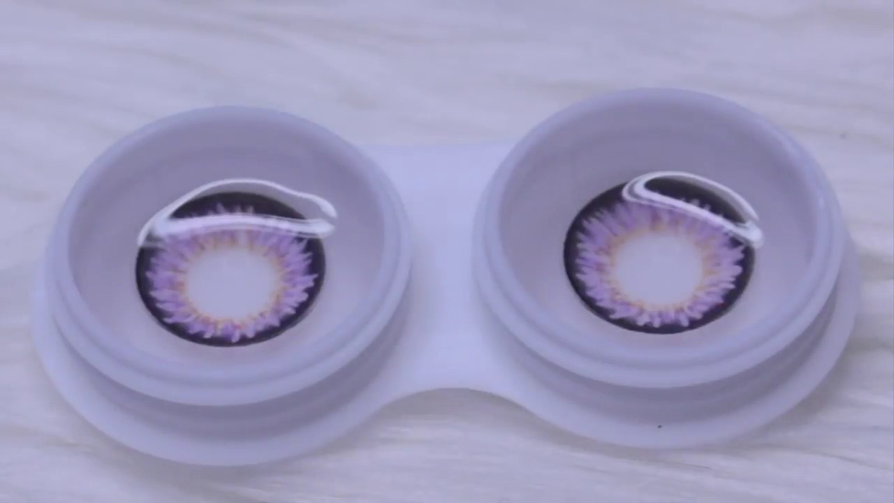 [Queencontacts Review] Coco 3tone color Violet 155 ♡QUEENSLENS