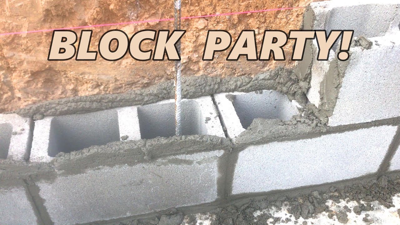 Block Party: Learning to lay a concrete block foundation (It's Easy)