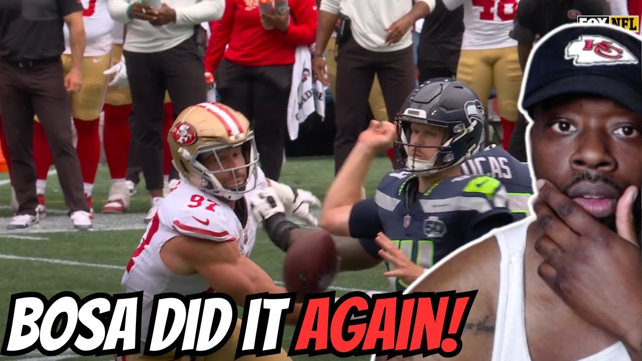 CHIEFS FAN REACTS TO!  49ers vs Seahawks Highlights | 2025 Week 1