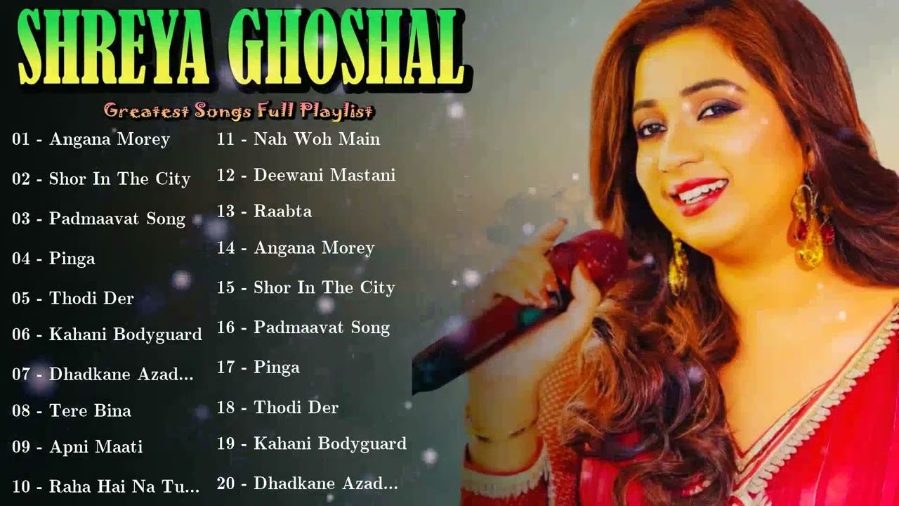 🌈 Shreya Ghoshal – Shines across languages with elegance, clarity, and emotional authenticity 🎤