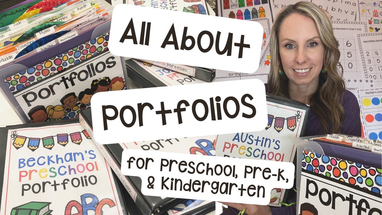 All About Student Portfolios for Preschool, Pre-K, & Kindergarten