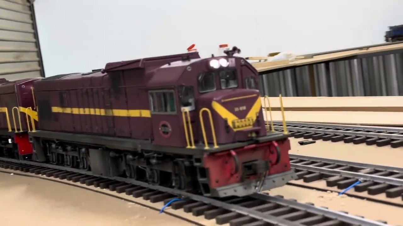 The new class 35’s are up and running. Afrikaans video.