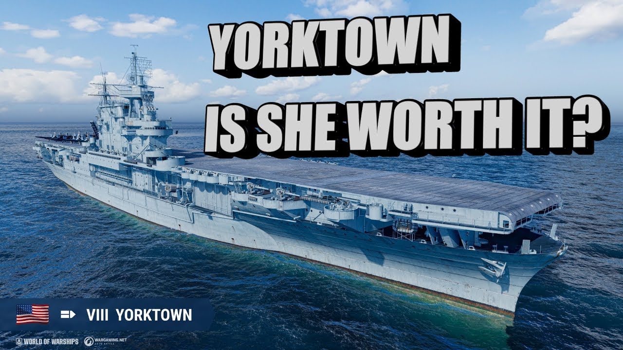 World of Warships - YORKTOWN American aircraft carrier