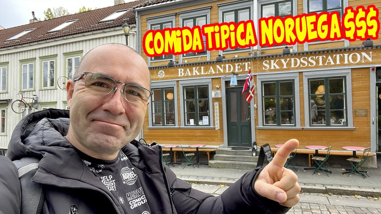 Como es un RESTAURANTE TÍPICO NORUEGO - TODO es CARO $$$