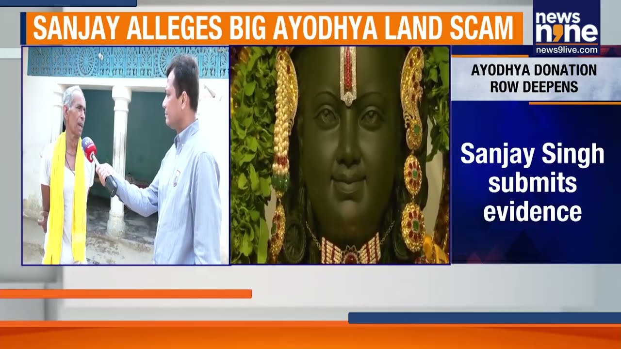 Ayodhya Ram Temple Donation Row: Sanjay Singh Meets SIT, Submits Evidence | News9