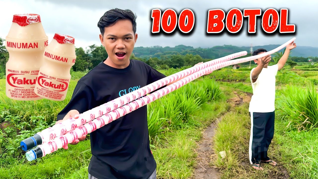 MERCON SPIRTUS TERPANJANG DI DUNIA DARI BOTOL YAKULT