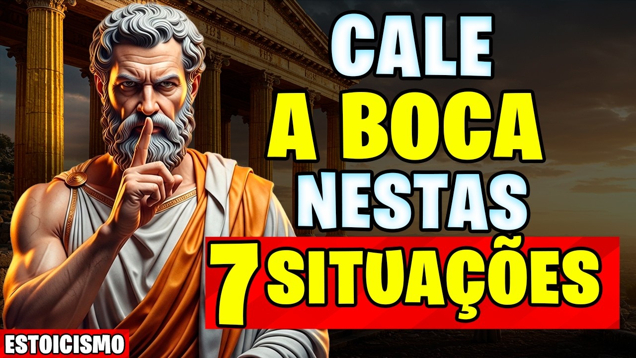 Fique em SILÊNCIO Nestas 7 Situações (A Regra de Sêneca) | Estoicismo