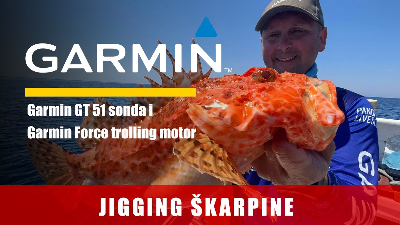 Jigging škarpine - kako naći strukturu sa GT 51 i Garmin Force trolling motorom