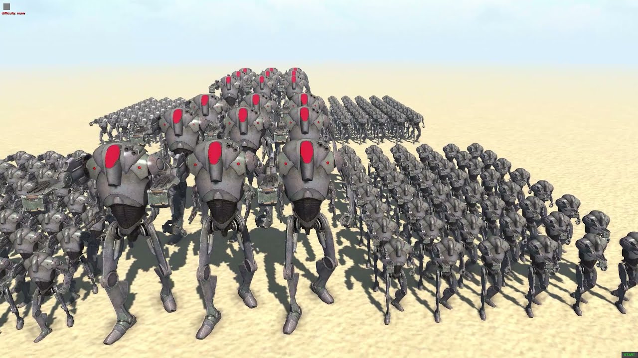 B-3 Ultra Battle Droid Demonstration - MOW AS2 - ASV Star Wars Mod