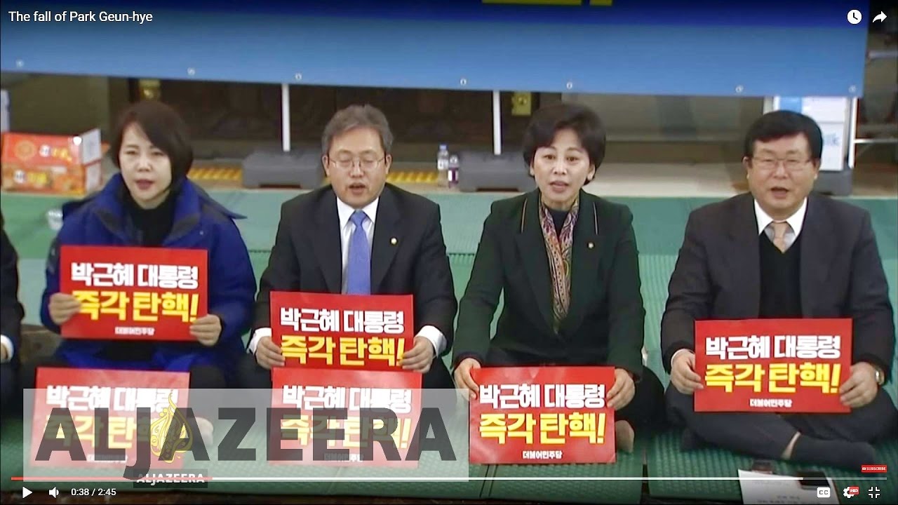 The fall of Park Geun-hye