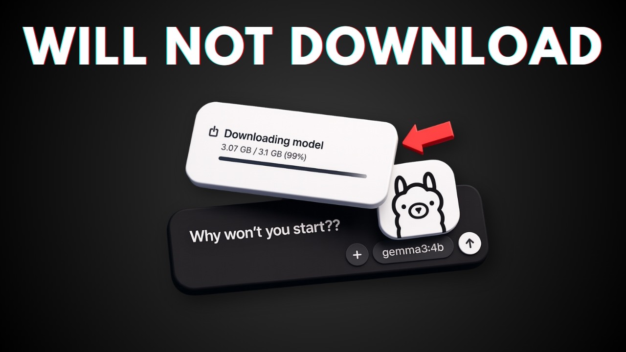How to FIX Ollama Desktop Won't Start Download AI Models