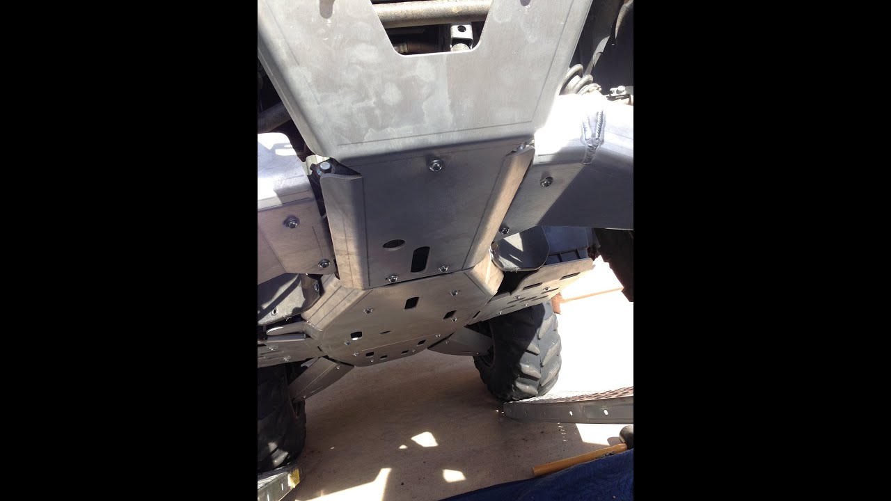 Ricochet Offroad Armor Skid Plates Install on Yamaha Grizzly 700