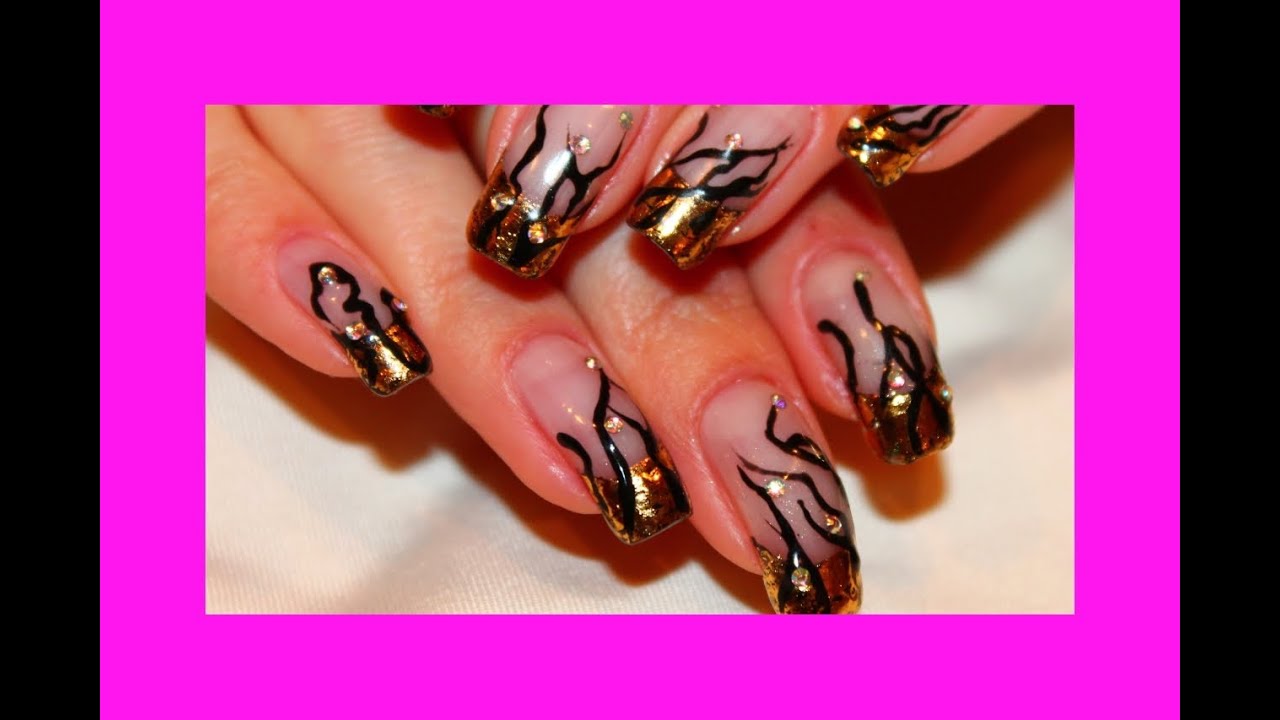 Новогодний маникюр ГОЛЛИВУД - New Year Nails