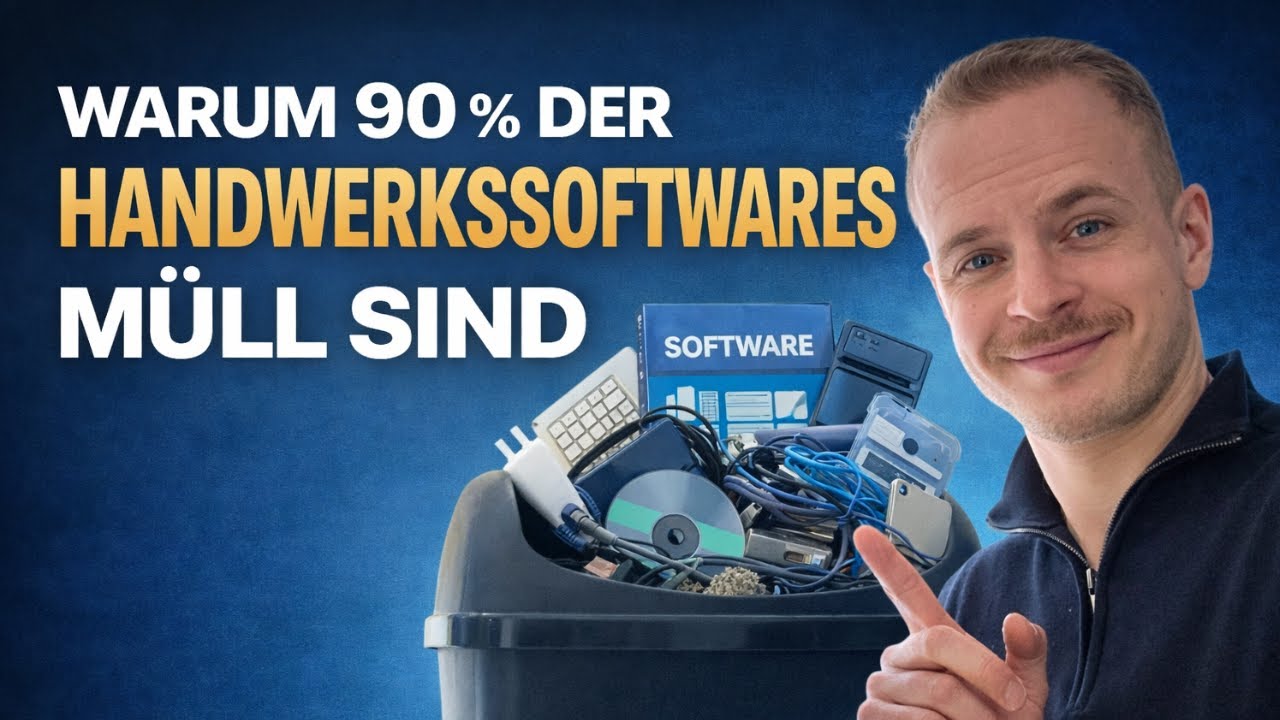 Warum 90 % der Handwerkssoftwares MÜLL sind!