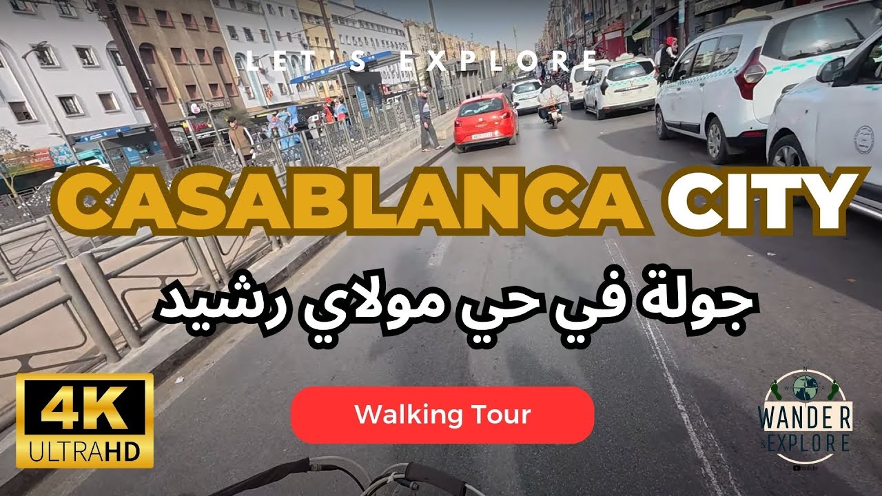 Exploring Hay Moulay Rachid by Bike: Is It the Most Dangerous City Tour 4K?