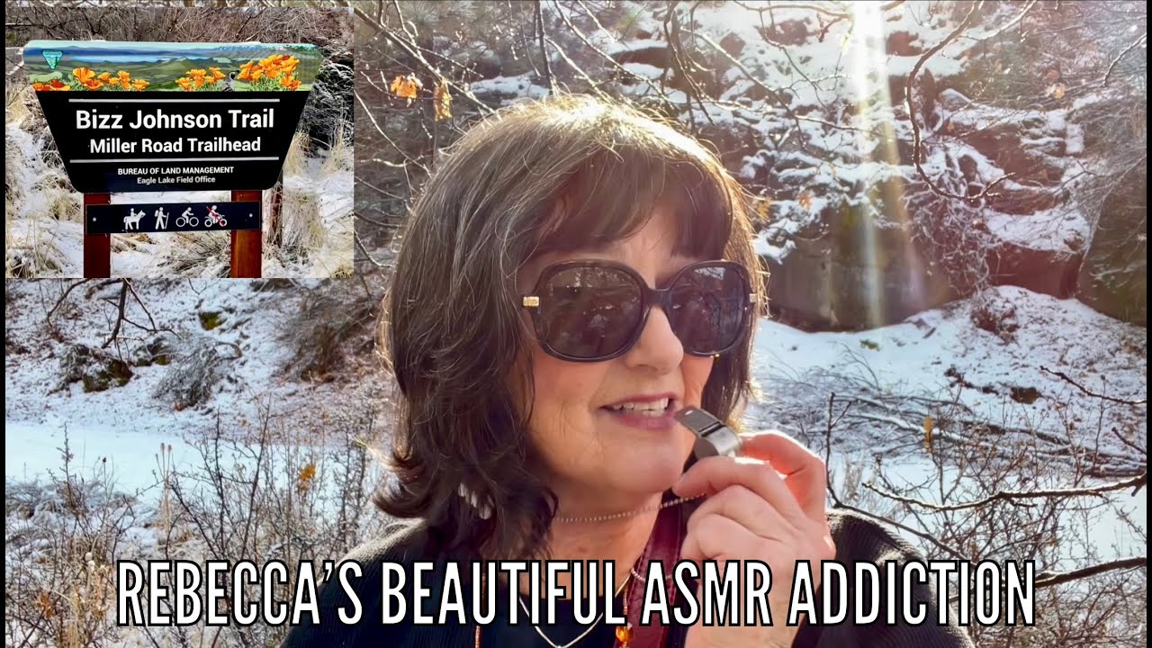 ASMR Crunchy Snow Walk on Mountain trail! (Soft Spoken Version) Nature sounds~Rivers & Bridges