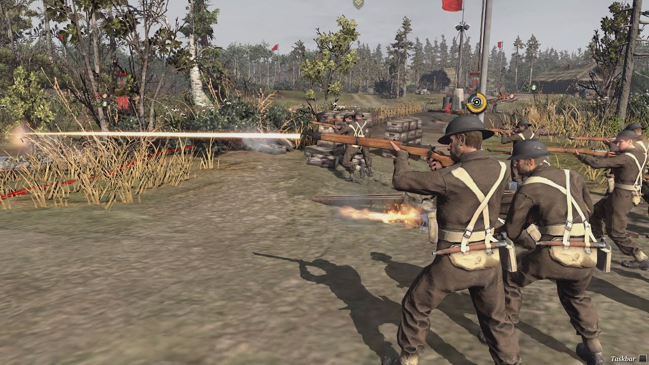 Геймплей Company of Heroes 2: Пересечение леса