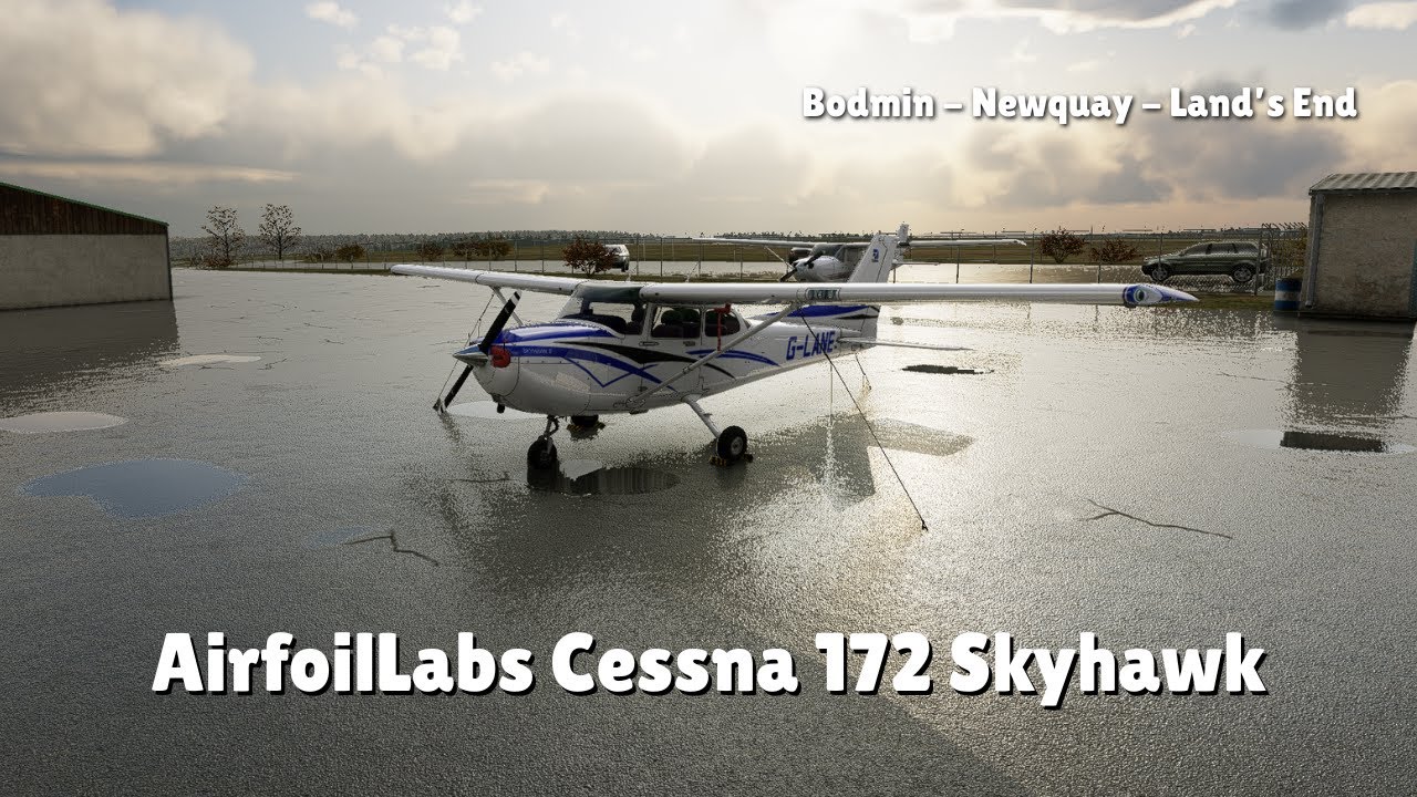 AFL Cessna 172 Skyhawk | Bodmin - Newquay - Land's End! | X Plane 12