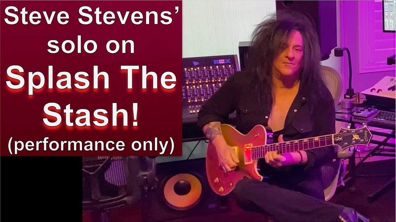 Steve Stevens - Splash The Stash (performance only) (1080 HD)