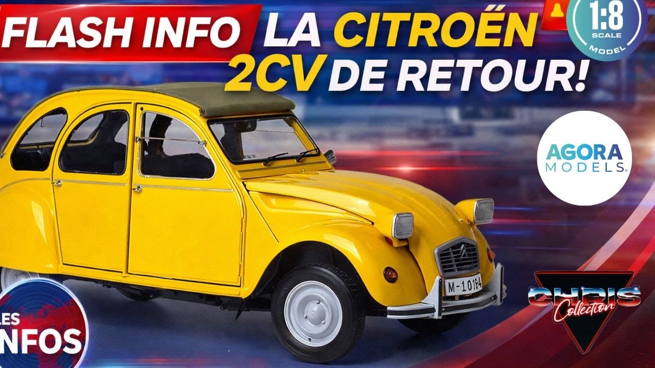 FLASH INFO – Citroën 2CV Agora Models : Version James Bond ou Classique ?