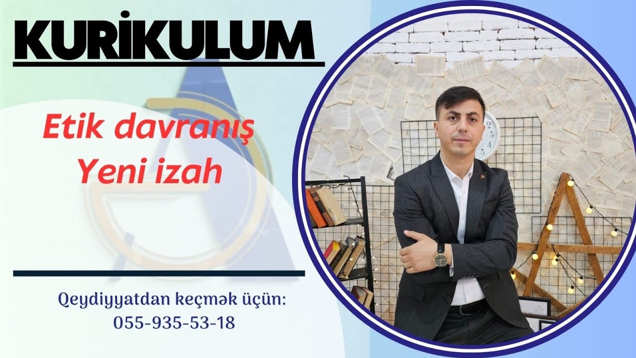 Etik davranış yeni izah.