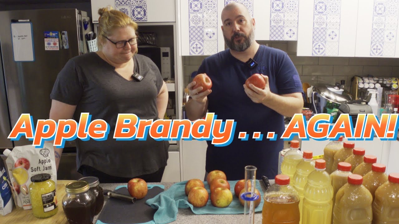 Homemade Apple Brandy Recipe: Trying a New Recipe for Flavor Research!