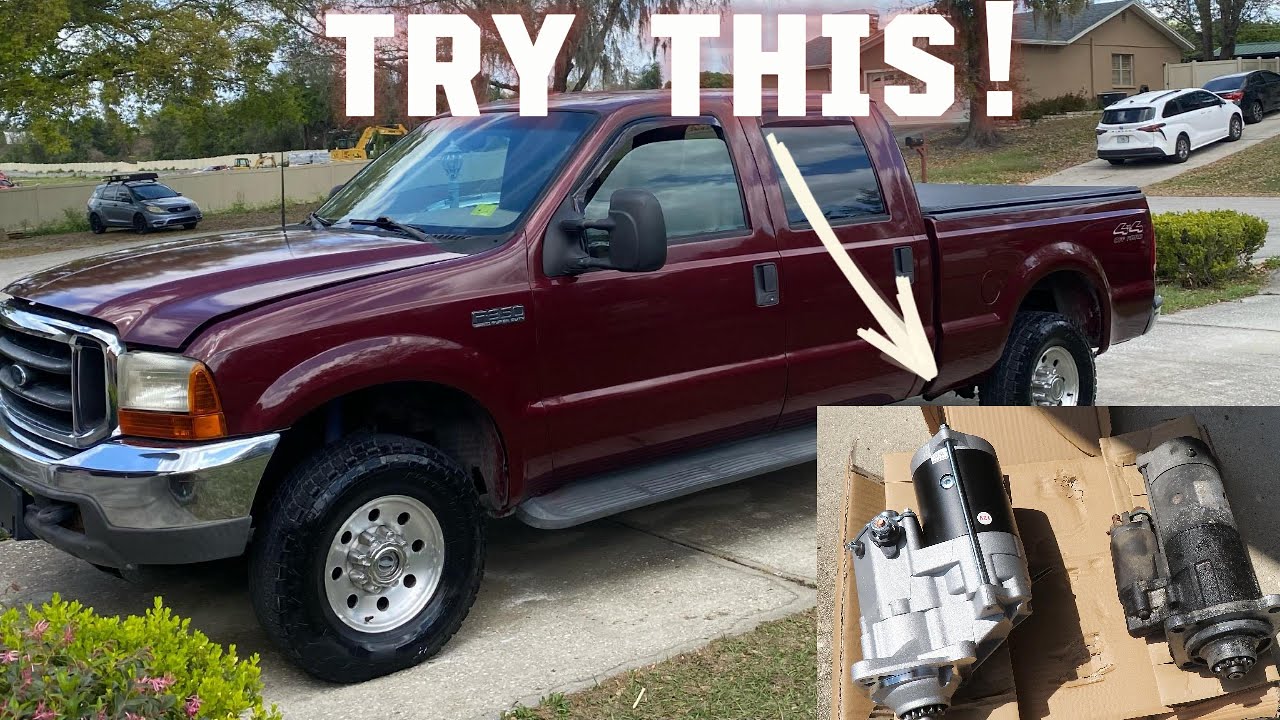 7.3 Powerstroke Starting Slow?? (TRY THIS!!)