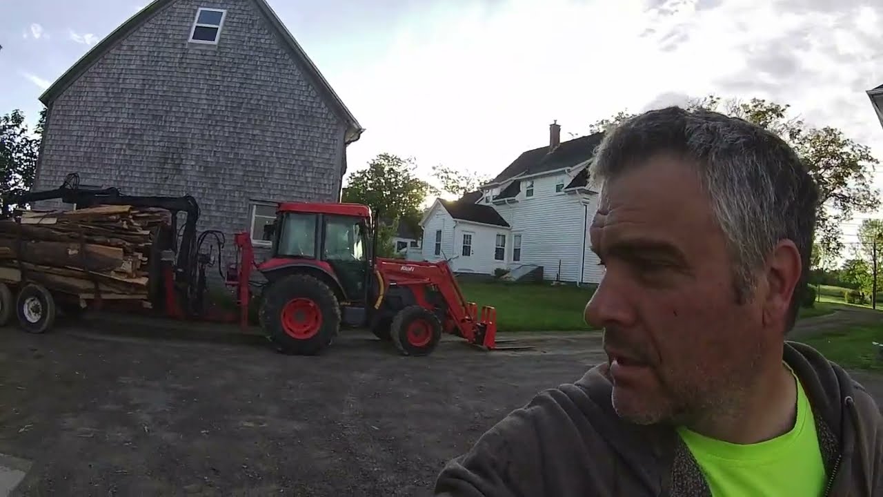 kioti tractor logging
