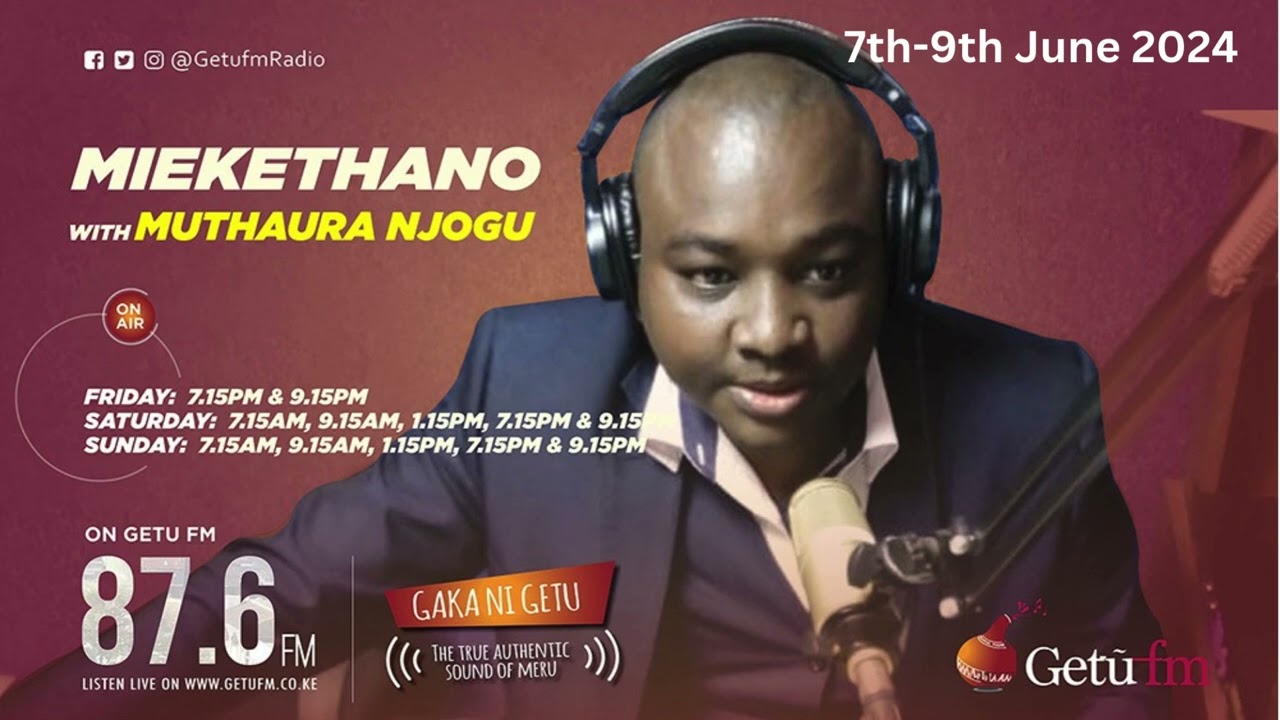 Miekethano 7th-9th June 2024