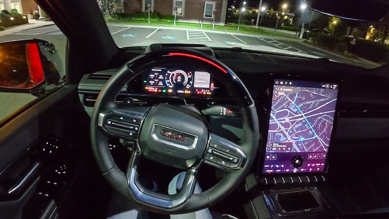 2026 GMC Sierra EV AT4 - POV Night Drive Therapy