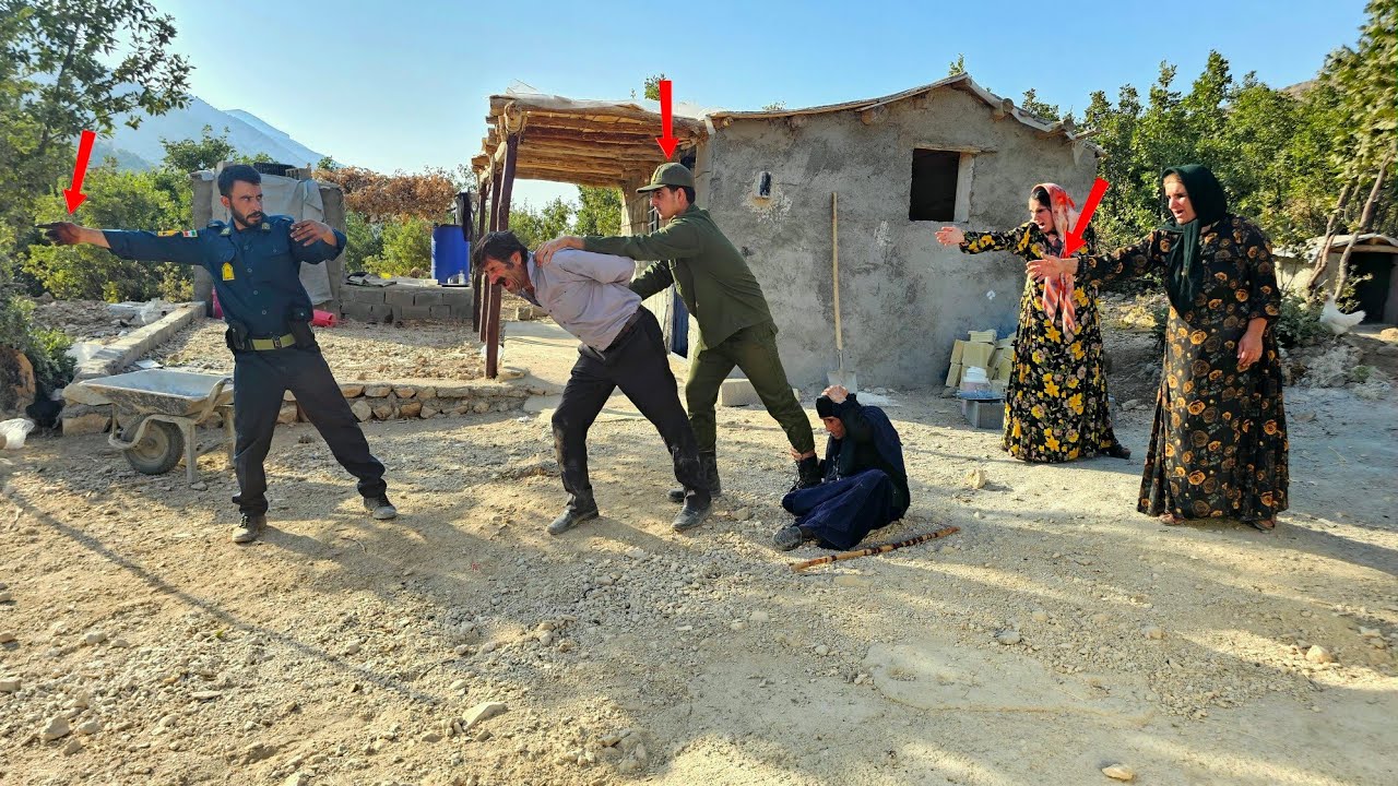 Police Arrived! The Nomadic Woman's Husband Was Arrested After Attacking His Wife!