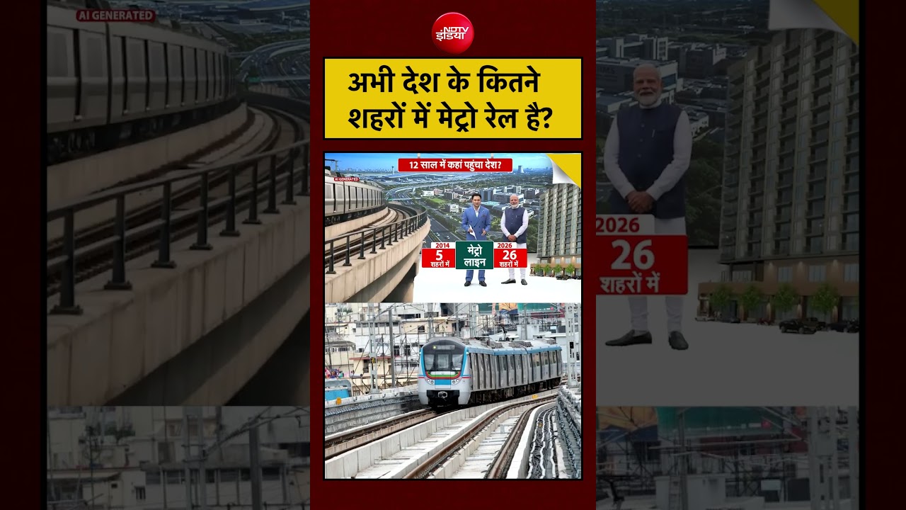 India News | Metro News | How many cities in the country have metro rail? #shorts
