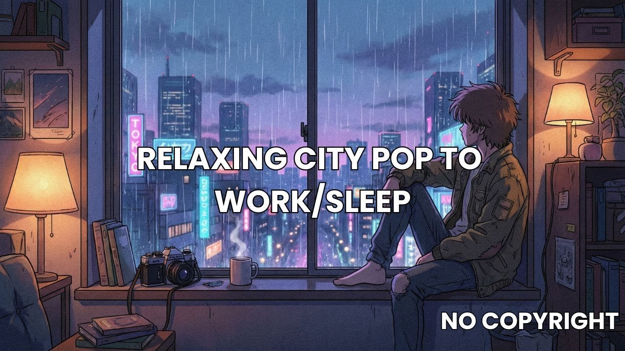 Relaxing City Pop to Work/Sleep To ☕ Vintage Anime Vibes