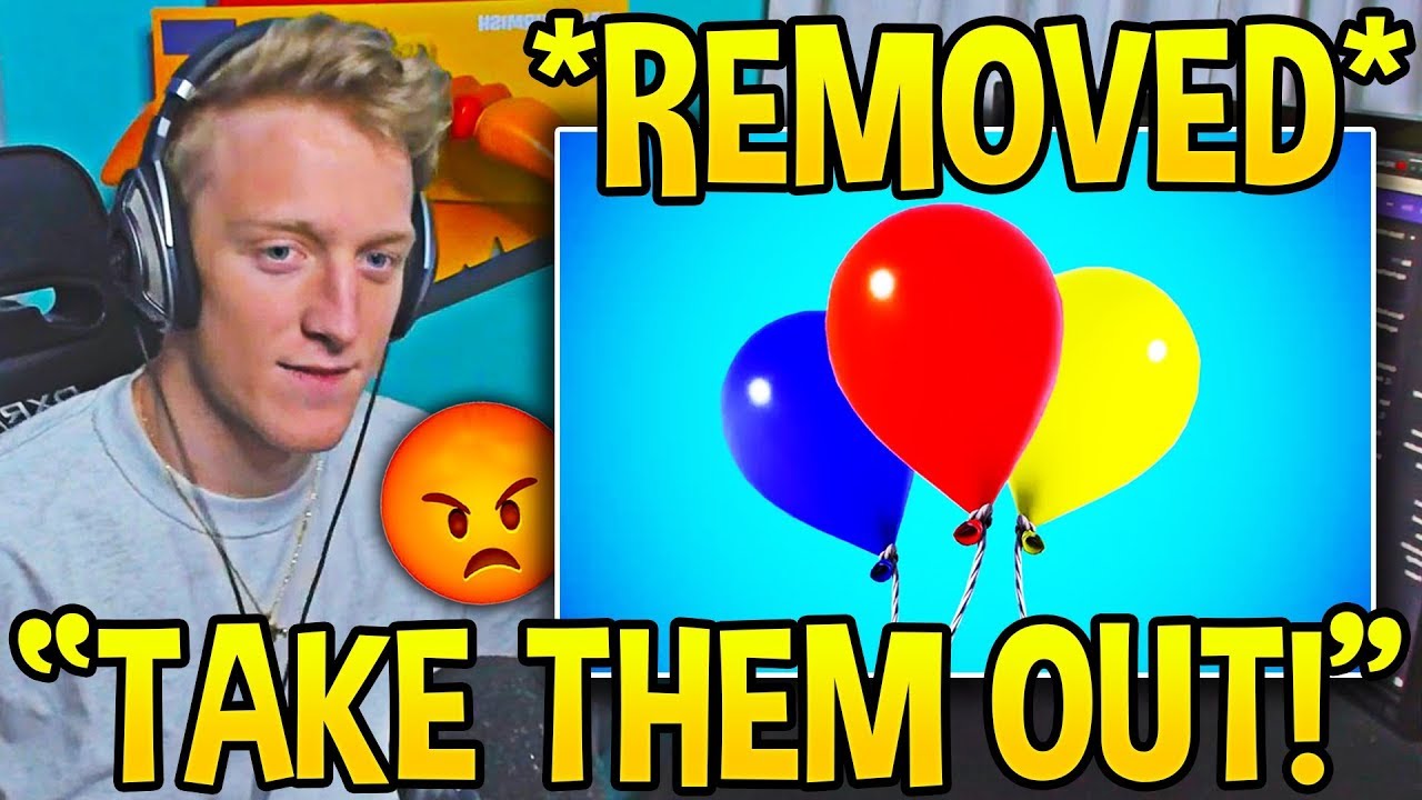 Tfue *DEMANDS* BALLOONS TO BE VAULTED AFTER THIS..! - Fortnite Moments