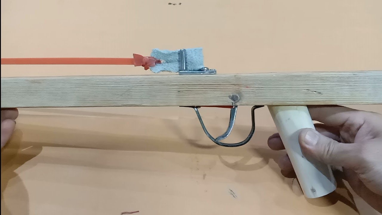 วิธีทำไกหนังสติ๊ก แบบถ่าง ทำง่ายๆแบบบ้านๆ | How to make a slingshot trigger