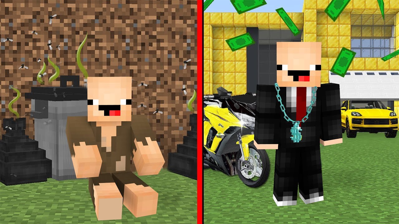 EVSİZ vs TRİLYONER - Minecraft