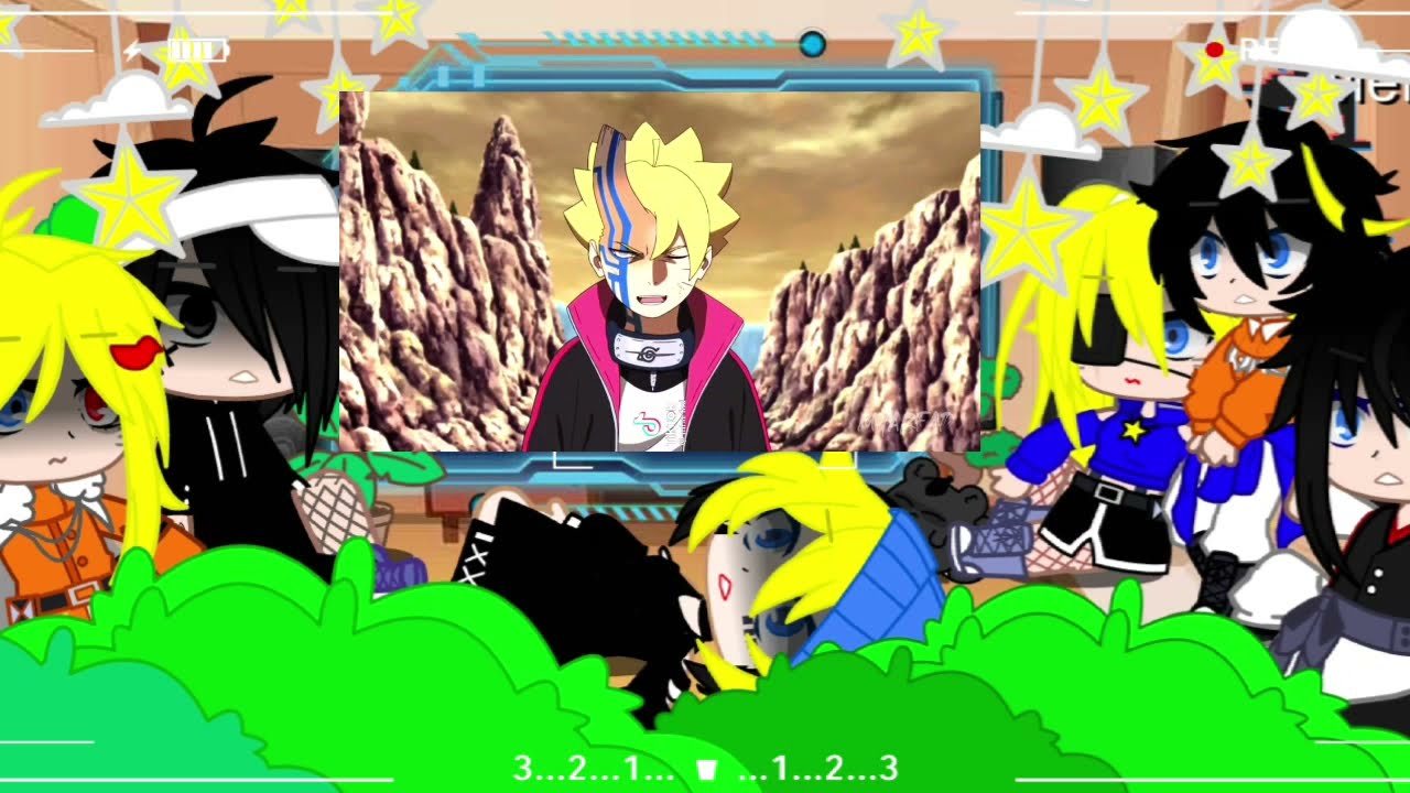 família sasunaru react a tiktoks da família uzumaki hyuga e a um rap do boruto my au °•