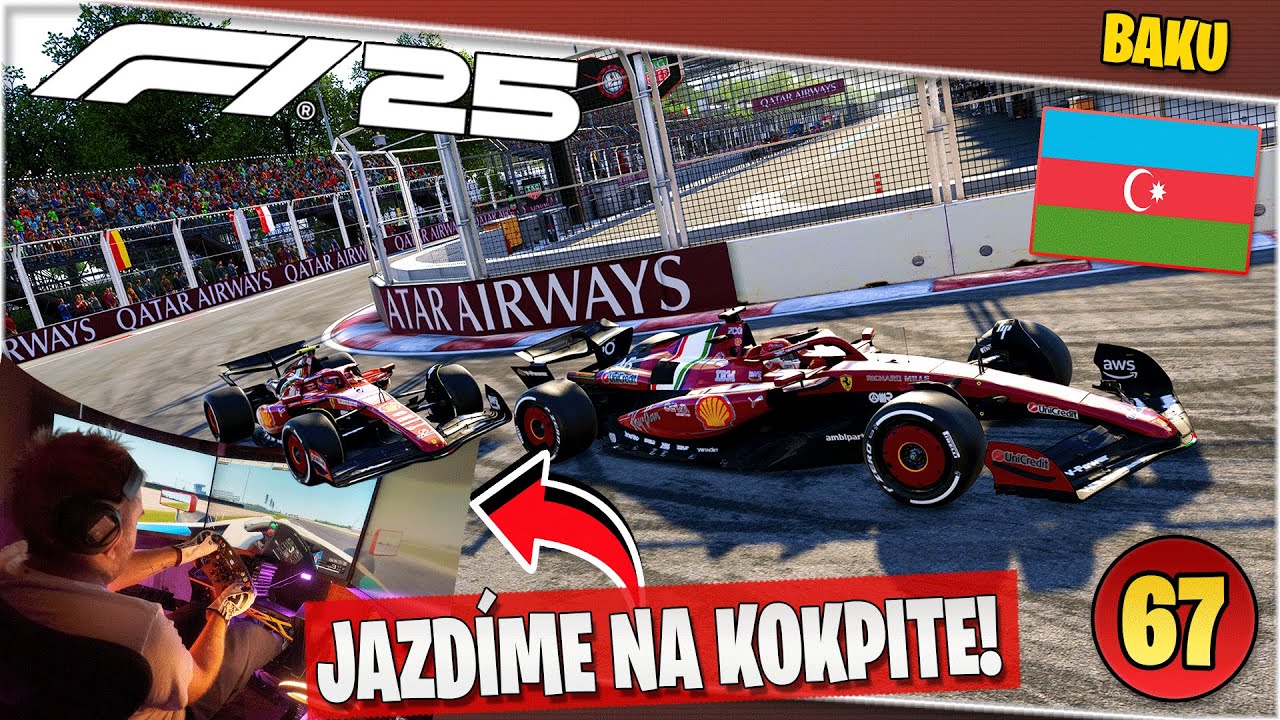 Baku z KOKPITU: víkend plný boja ⚠️ | F1 25 Kariéra #67