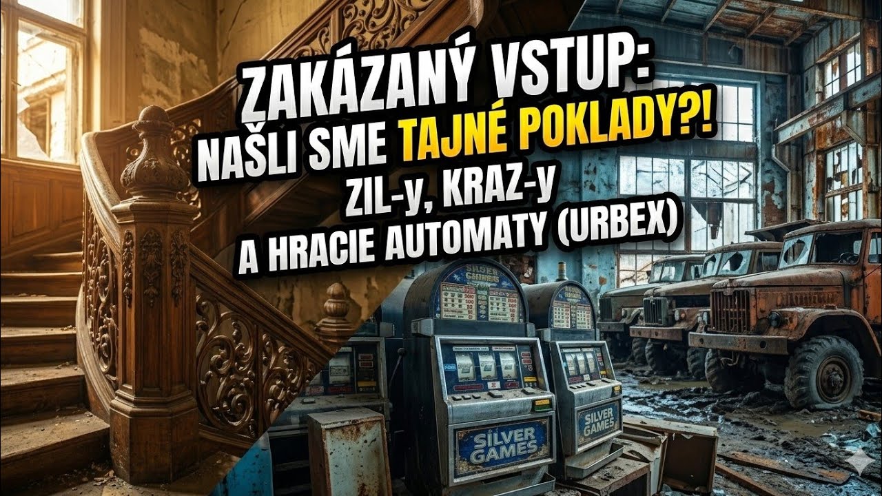 Našli sme zabudnuté stroje v ruinách obrovskej fabriky!