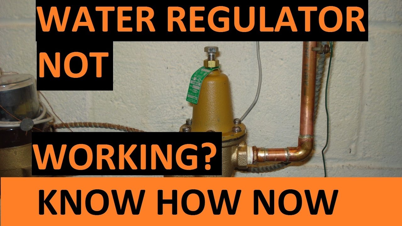 Устранение неисправностей регулятора давления воды