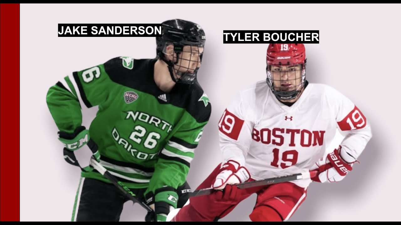 Tyler Boucher & Jake Sanderson NCAA 2021 Exhibition Game Highlights